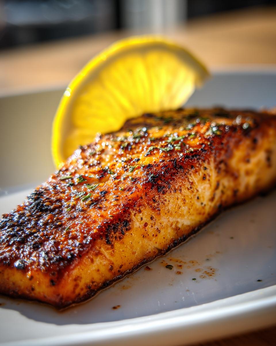 Air Fryer Salmon - detail 1