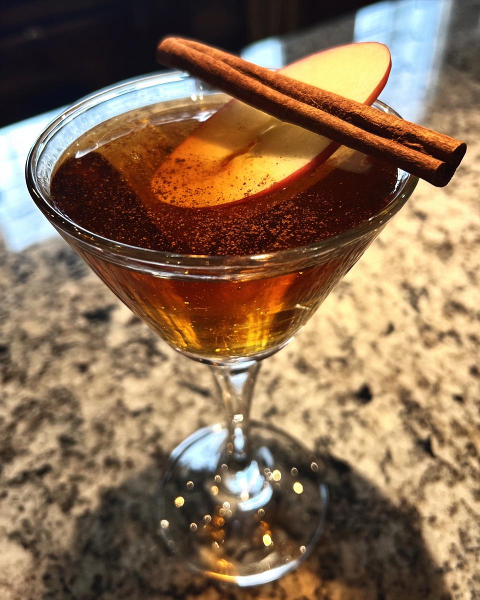 Apple Cinnamon Gin Martini - detail 1