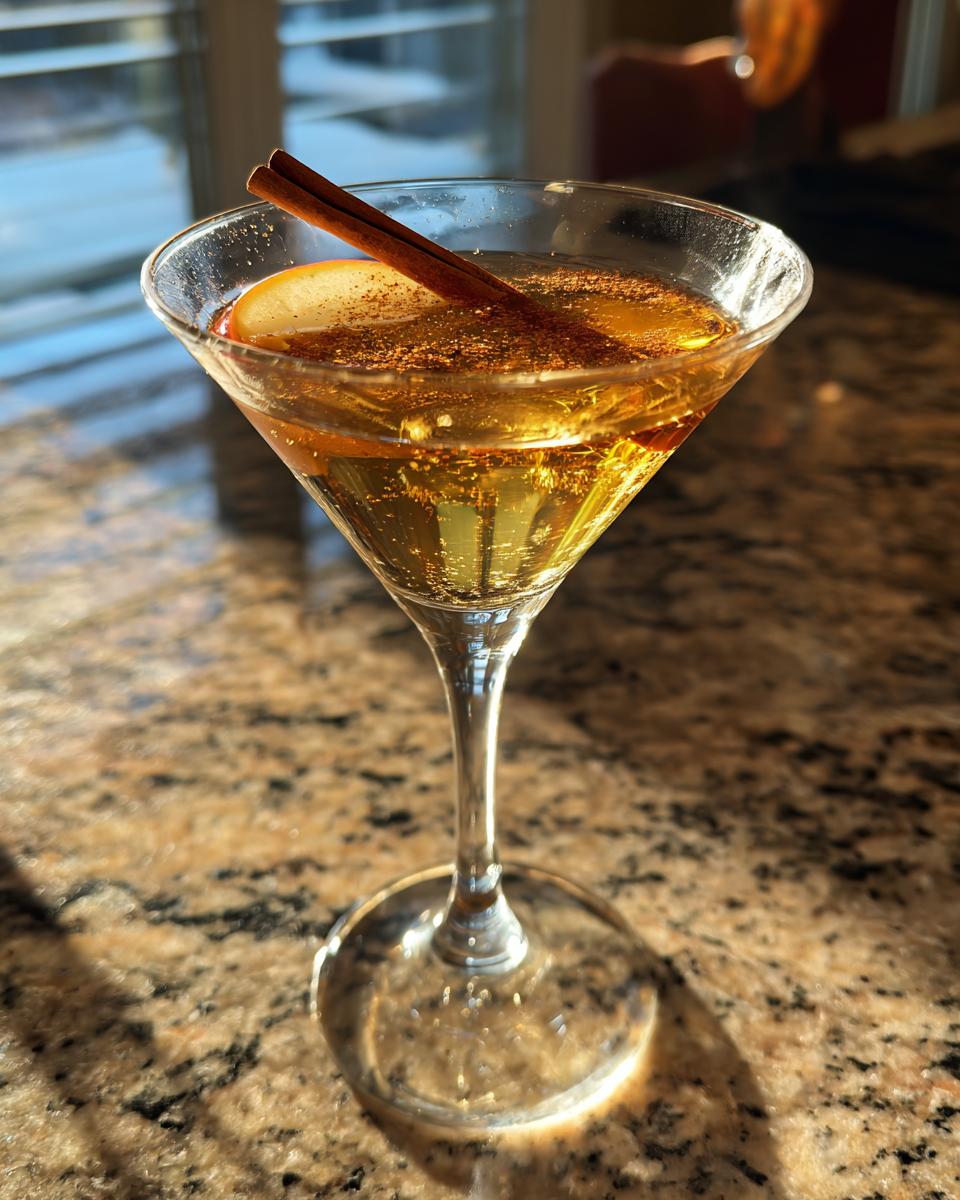 Apple Cinnamon Gin Martini - detail 2