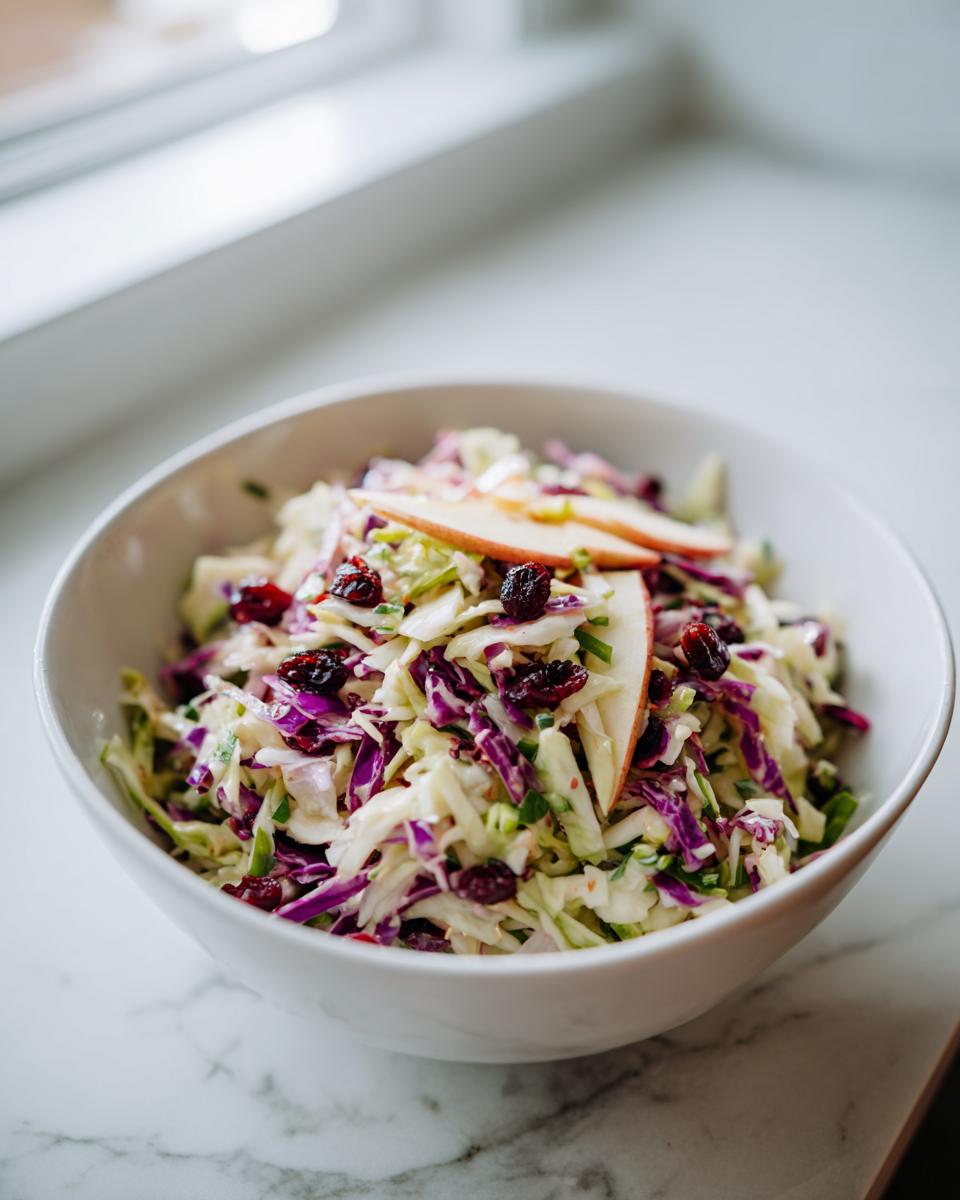 Apple Cranberry Coleslaw - detail 1