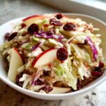 Apple Cranberry Coleslaw