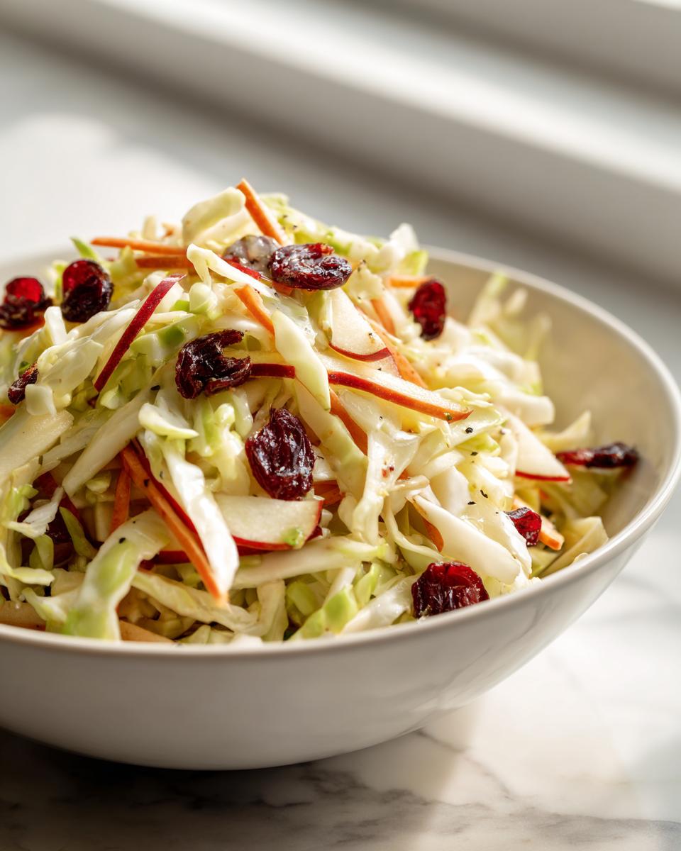 Apple Cranberry Coleslaw - detail 2
