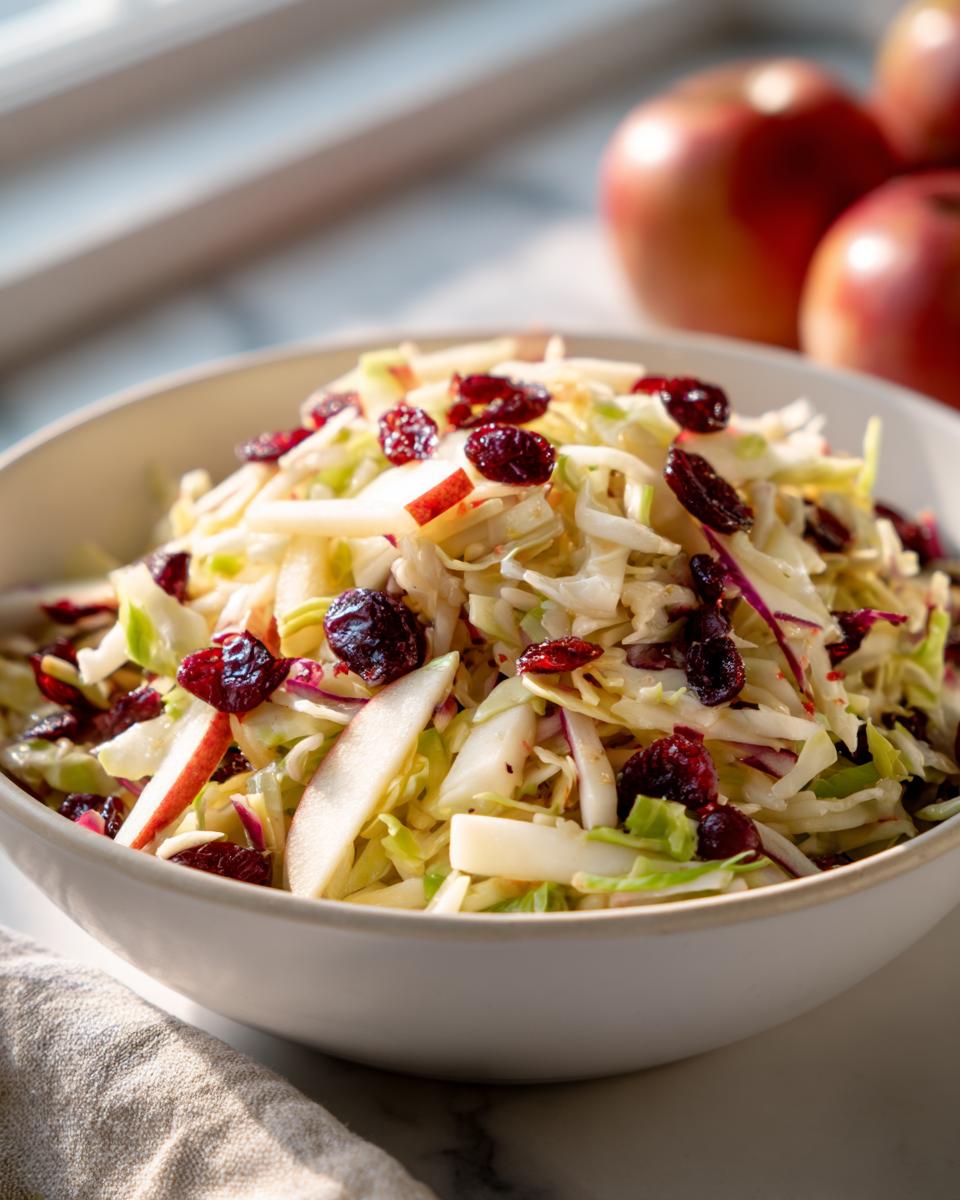 Apple Cranberry Coleslaw - detail 3