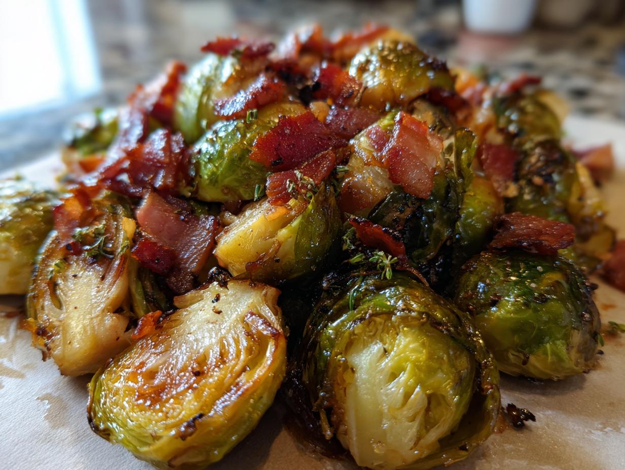 Amazing Brussels Sprouts with Bacon: 1 Game-Changer
