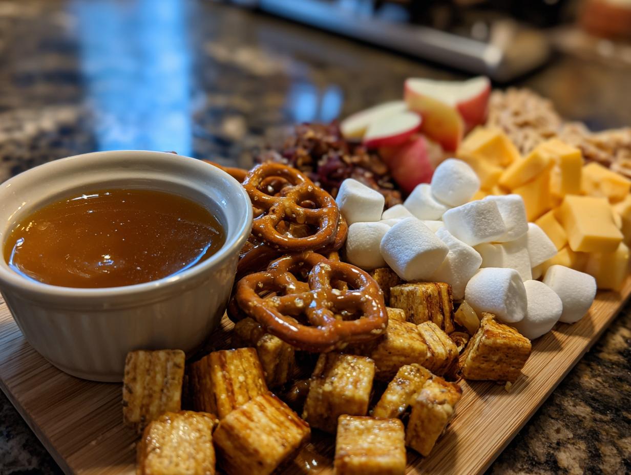 Amazing Caramel Apple Bites Dessert Board Magic
