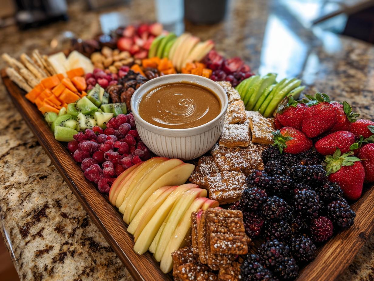 Amazing Caramel Apple Charcuterie Board: 15 Mins