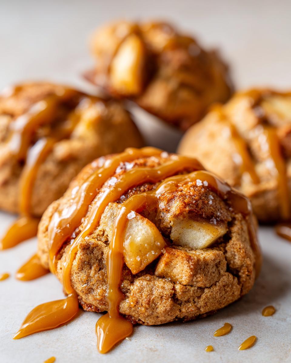 Caramel-Drizzled Apple Cinnamon Cookies - detail 1
