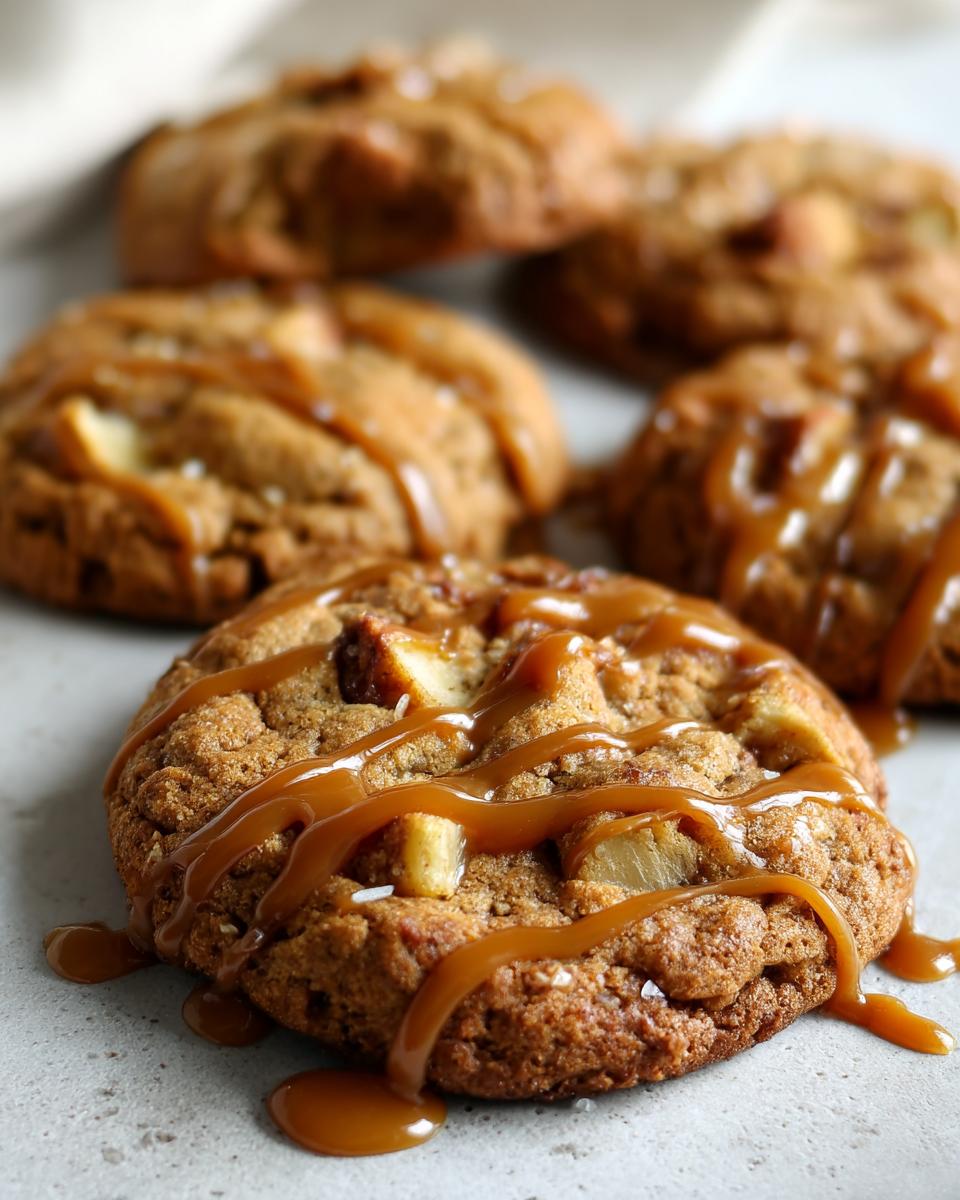 Caramel-Drizzled Apple Cinnamon Cookies - detail 3