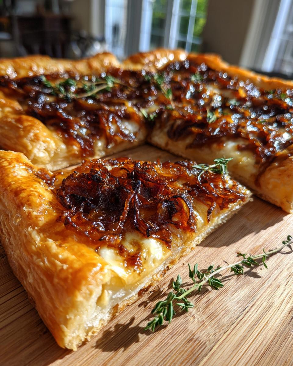 Caramelized Onion Tart - detail 2