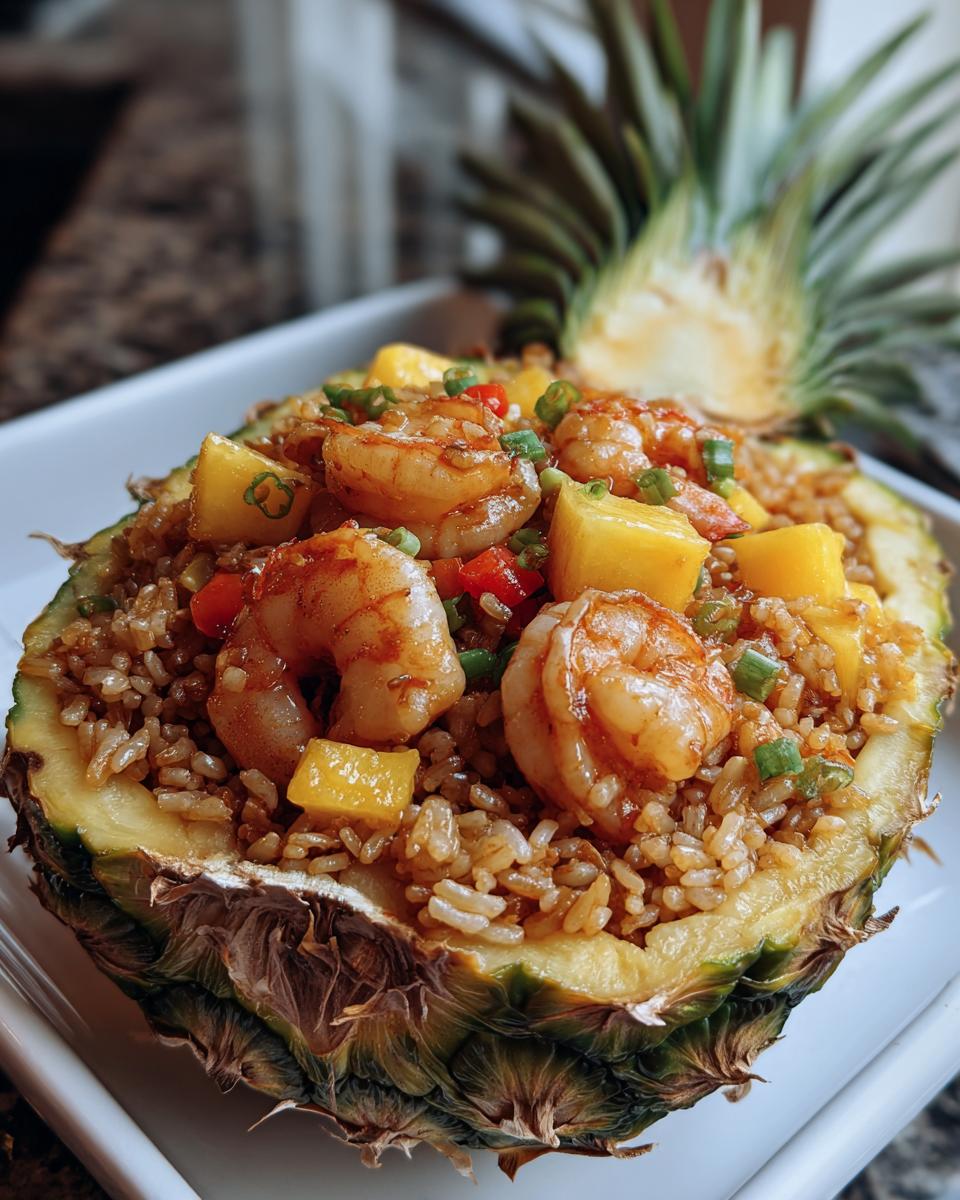 Chili Mango Shrimp Pineapple Fried Rice - detail 2