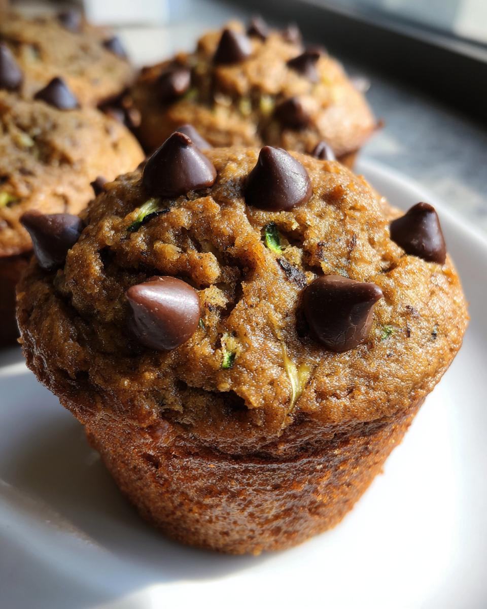 Chocolate Chip Zucchini Muffins - detail 1