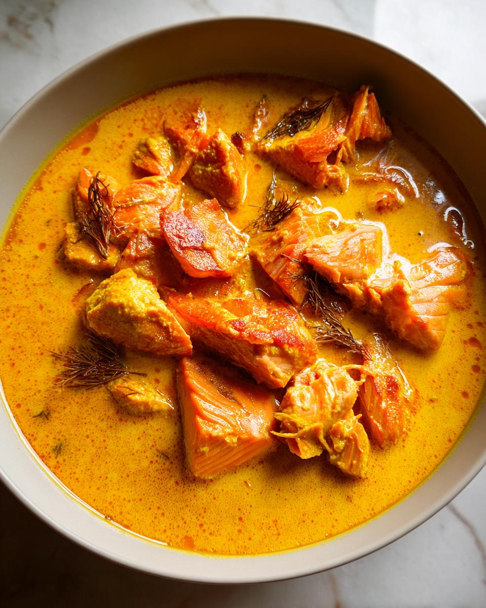 Coconut Salmon Curry - detail 1