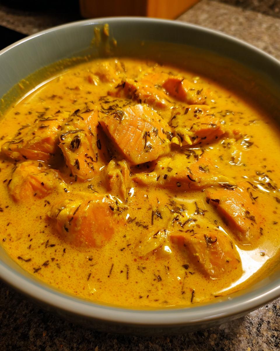 Coconut Salmon Curry - detail 3