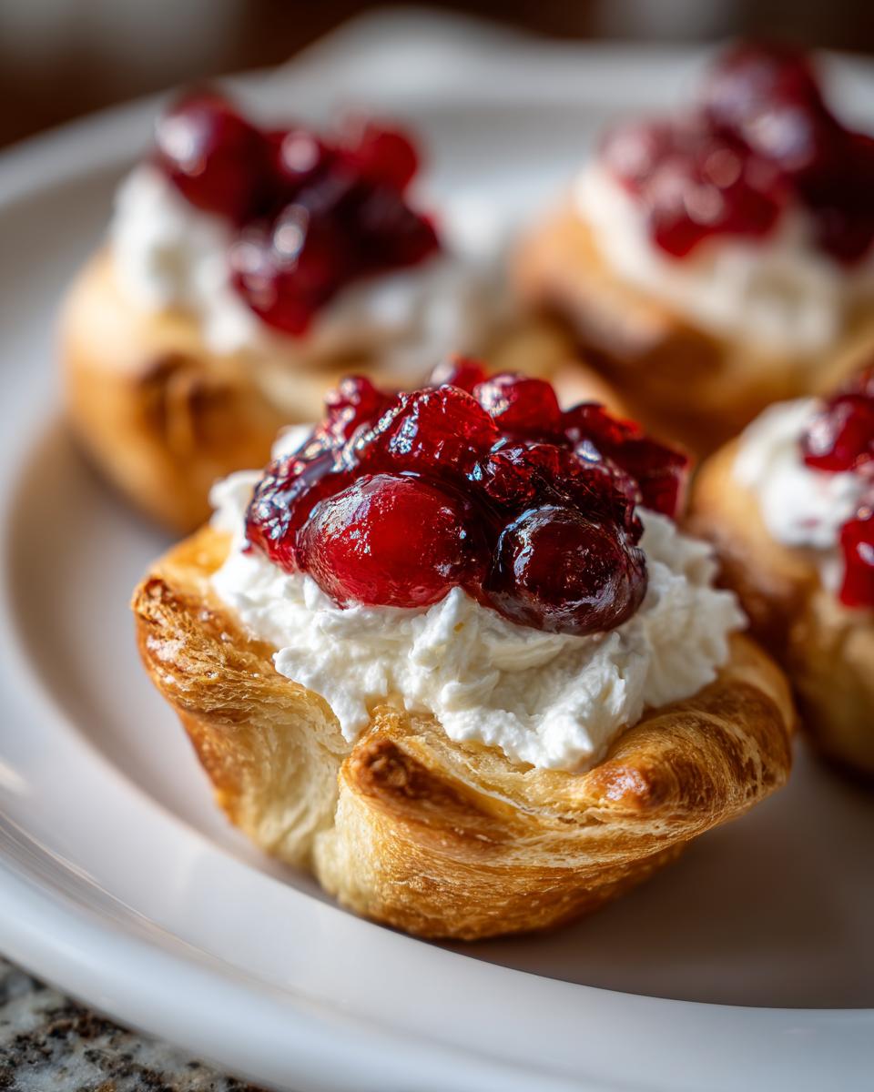 Cranberry Cream Cheese Crescent Bites - detail 3