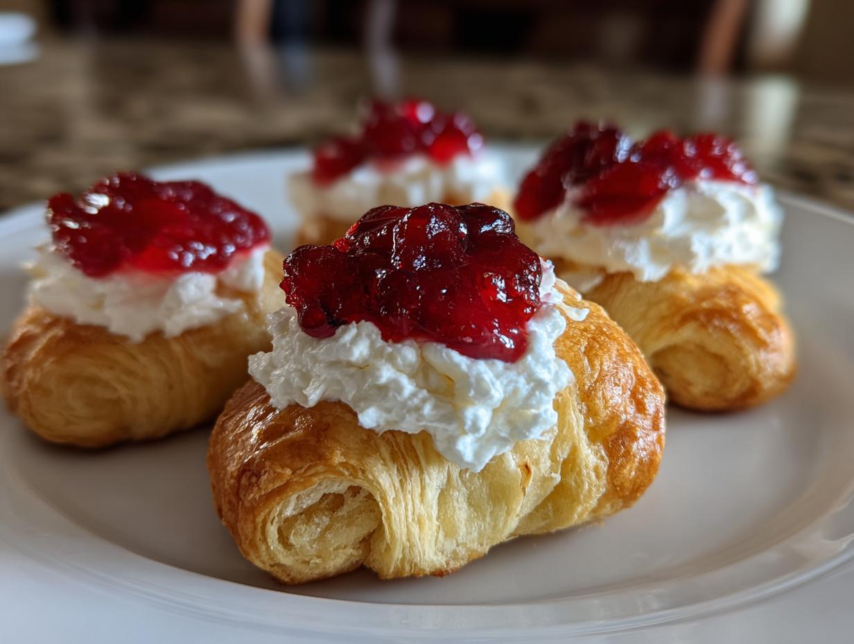 Amazing Cranberry Cream Cheese Crescent Bites Recipe
