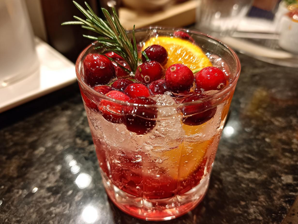 Amazing Cranberry Orange Gin Smash: 1 Easy Recipe