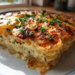 Dad’s Creamy & Cheesy Au Gratin Potatoes