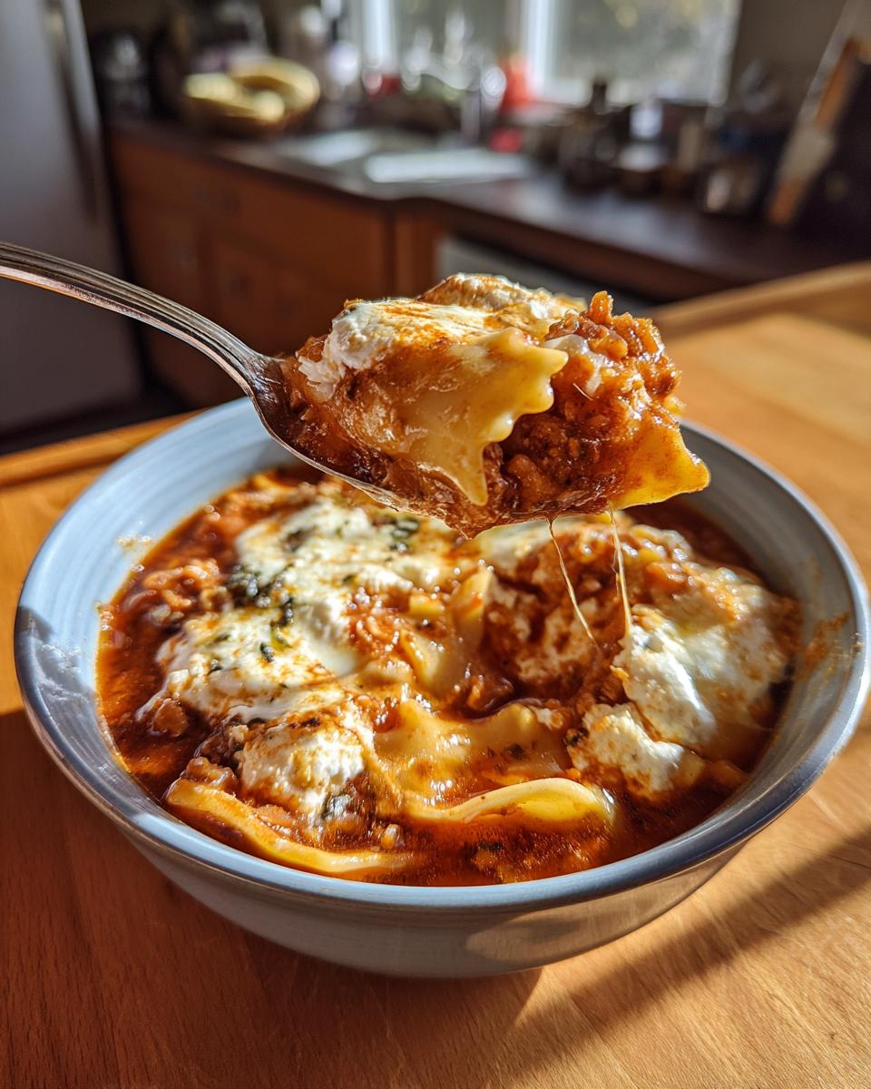 Delicious Crock Pot Lasagna Soup Recipe for Cozy Nights - detail 1