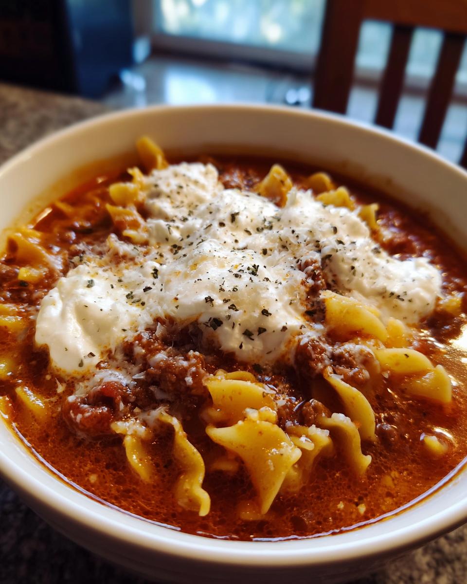 Delicious Crock Pot Lasagna Soup Recipe for Cozy Nights - detail 3