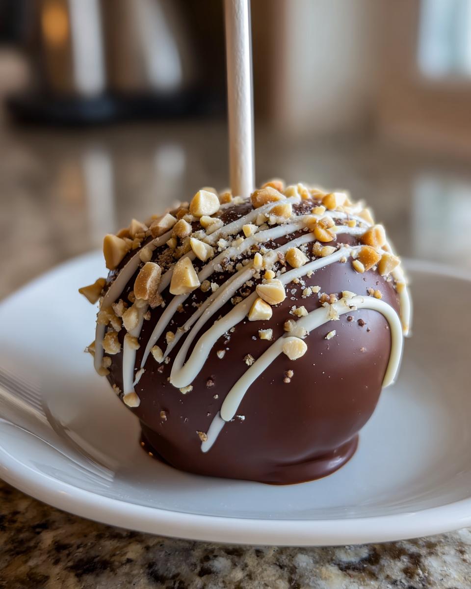 Dipped Apple Slices on a Stick - detail 2