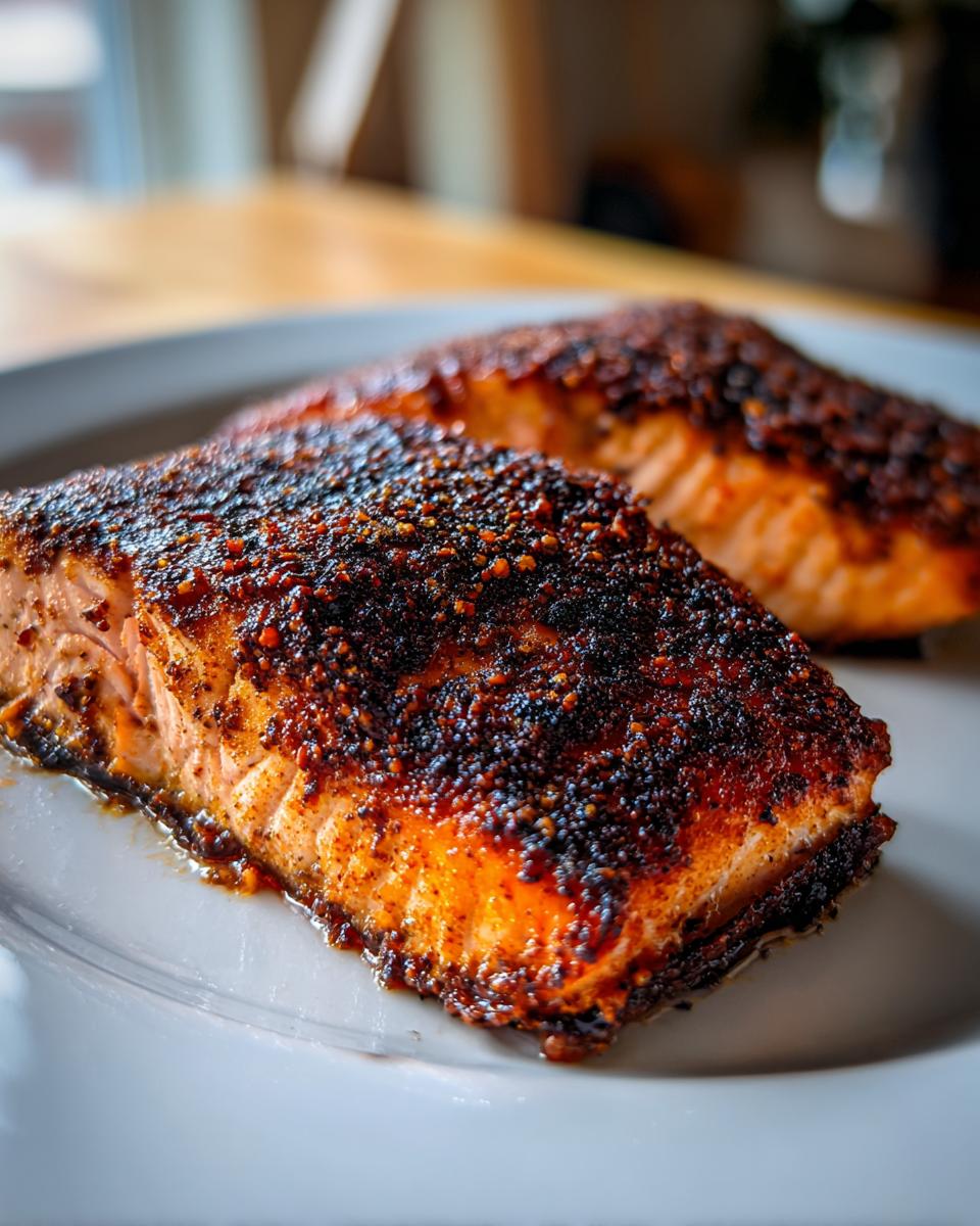 Easy Blackened Salmon Recipe - detail 2