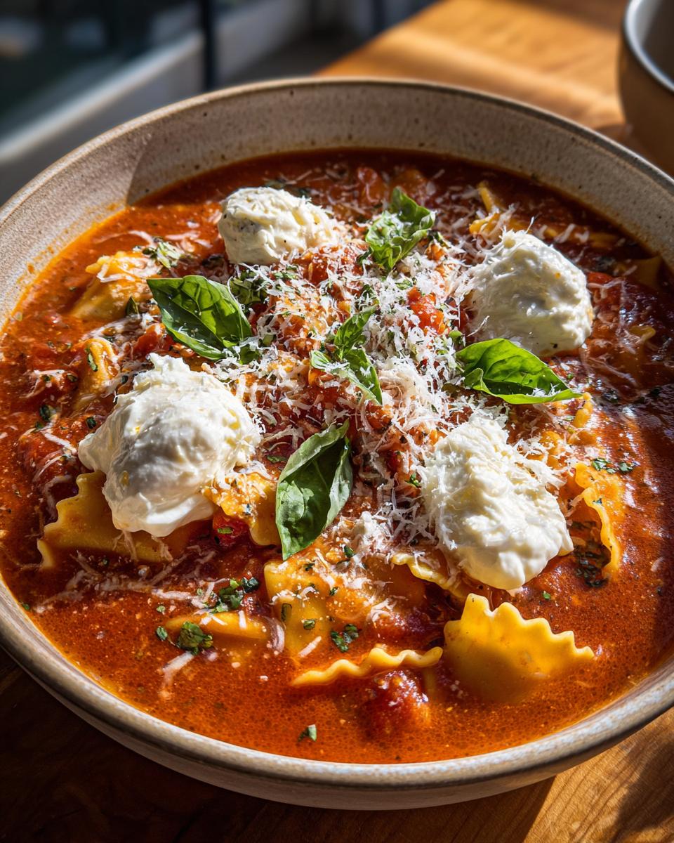 Easy Creamy Lasagna Soup - detail 3