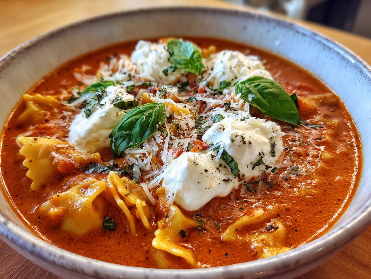 Amazing Easy Creamy Lasagna Soup Perfection