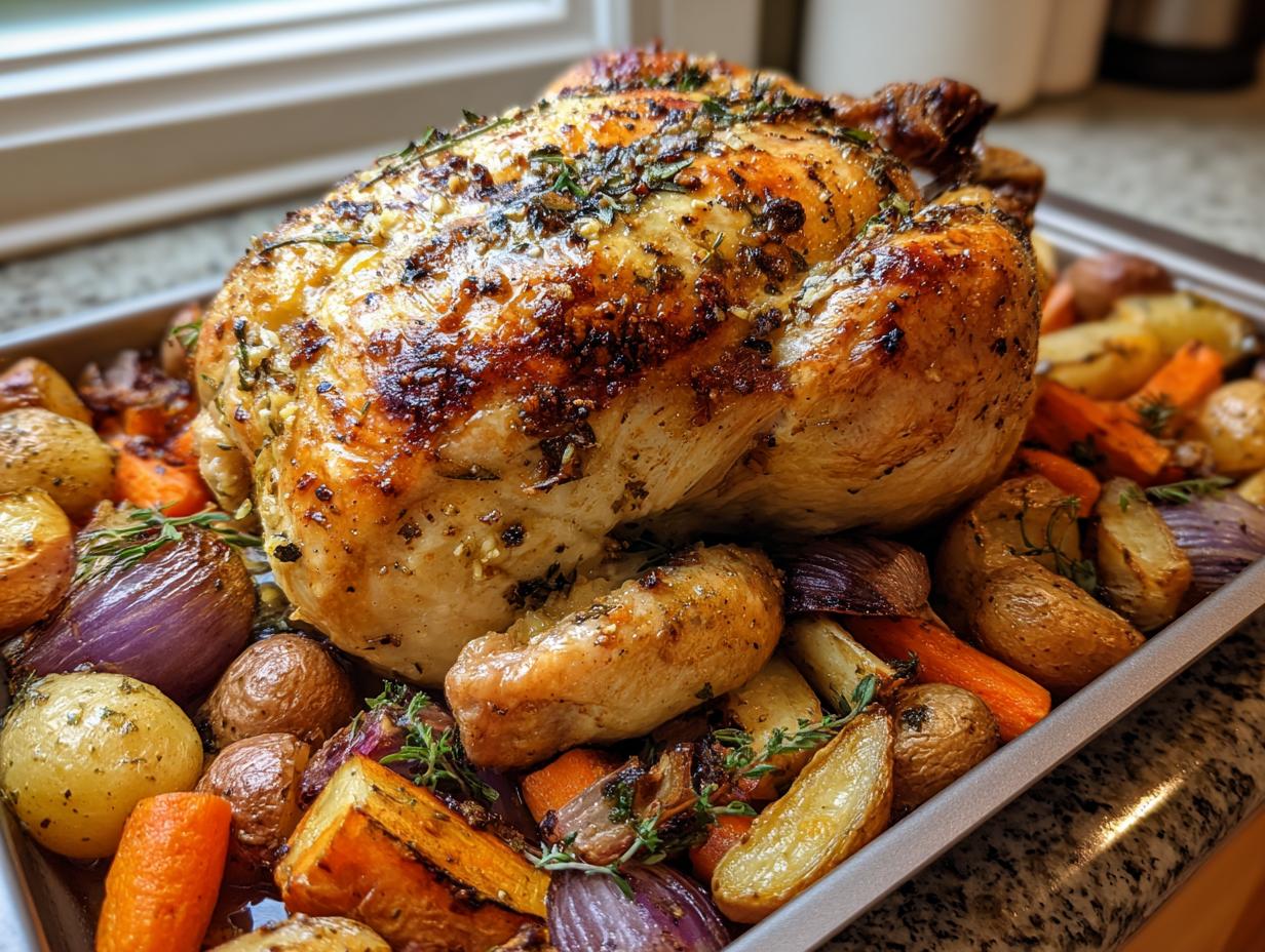 Amazing Easy Roasted Chicken: 1 Hour Hero
