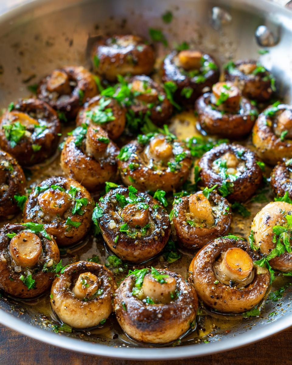 Garlic Butter Mushrooms - detail 1