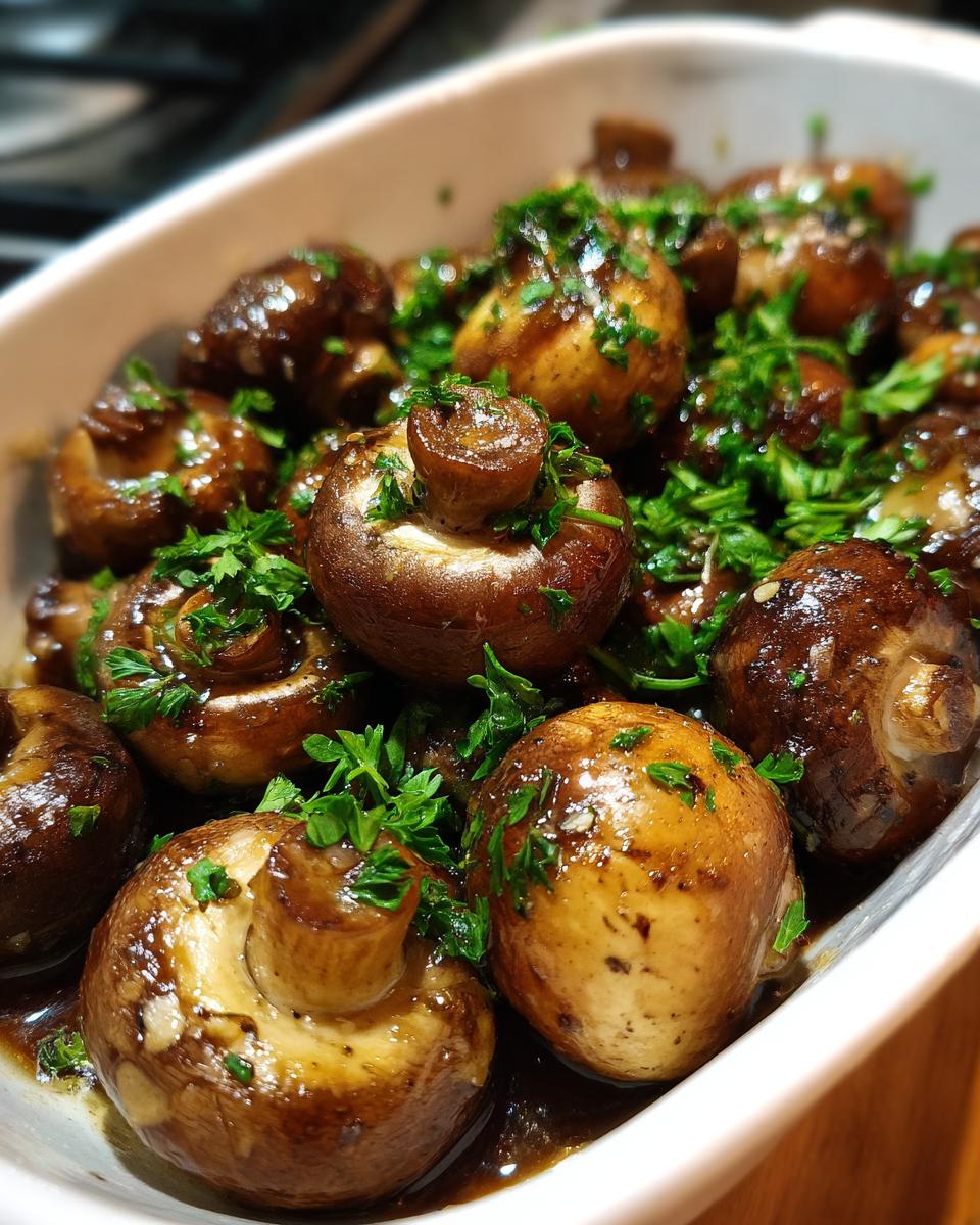 Garlic Butter Mushrooms - detail 2