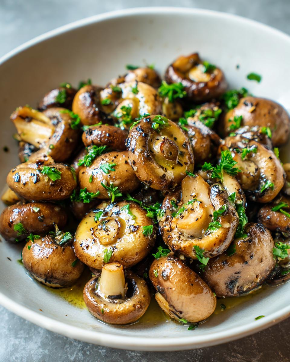 Garlic Butter Mushrooms - detail 3