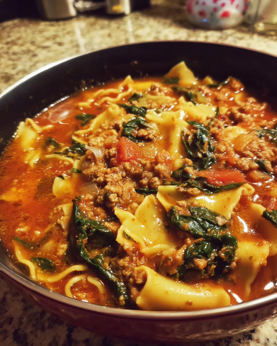 Gluten Free Lasagna Soup (Dairy Free) - detail 2