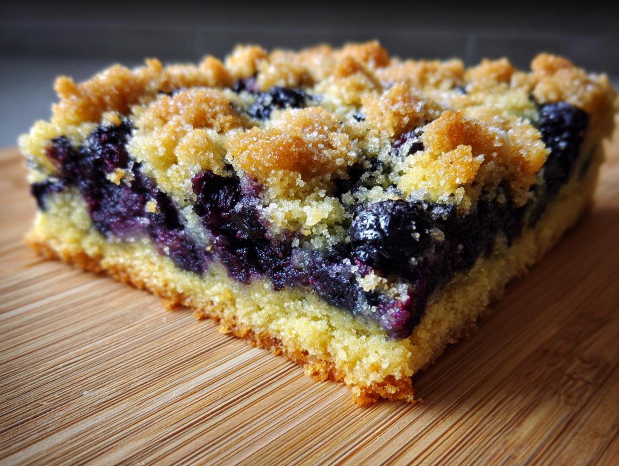 Amazing Homemade Blueberry Zucchini Bars