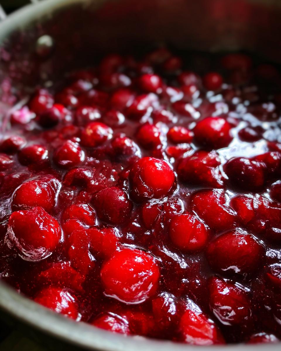 Homemade Cranberry Sauce - detail 2