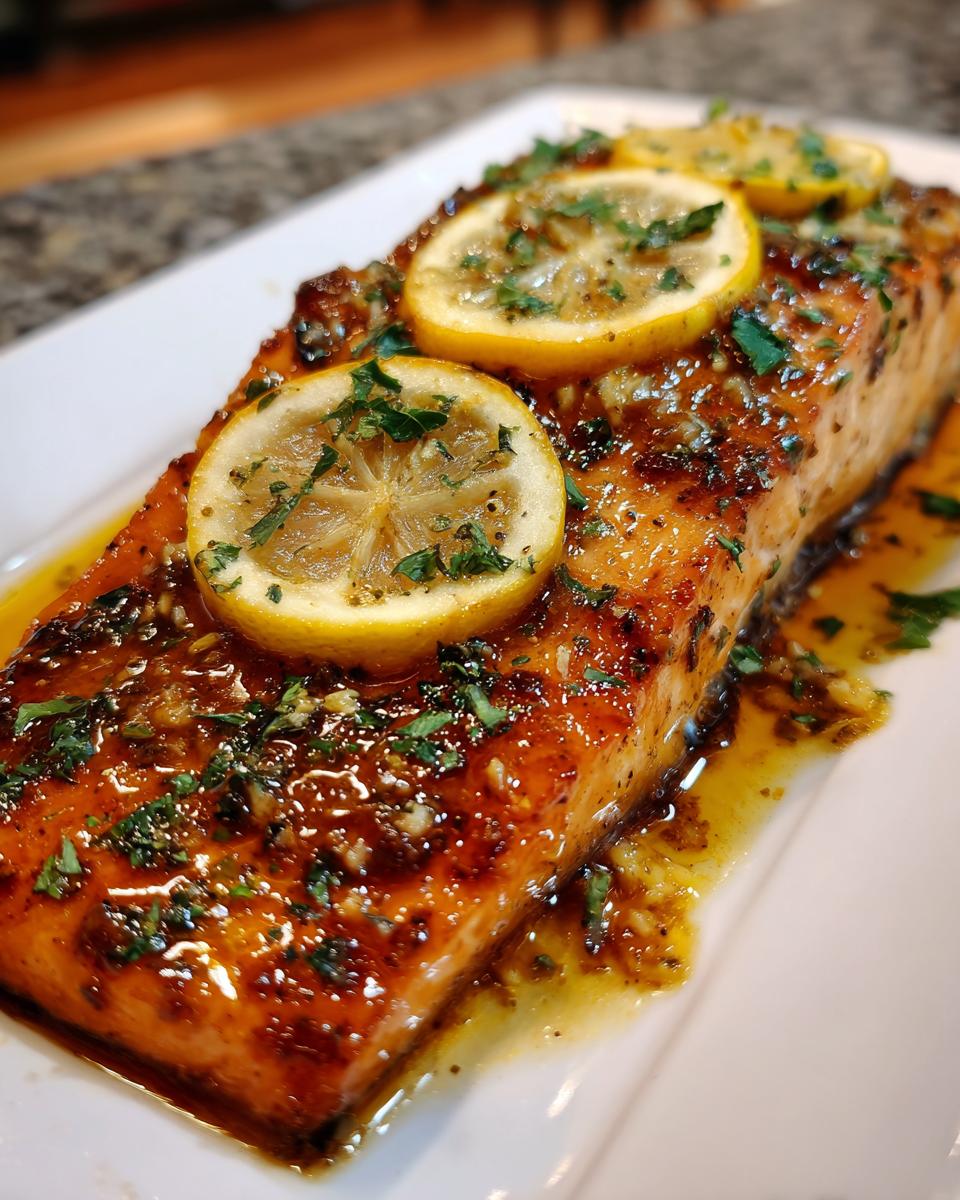 Honey Garlic Butter Baked Salmon - detail 2