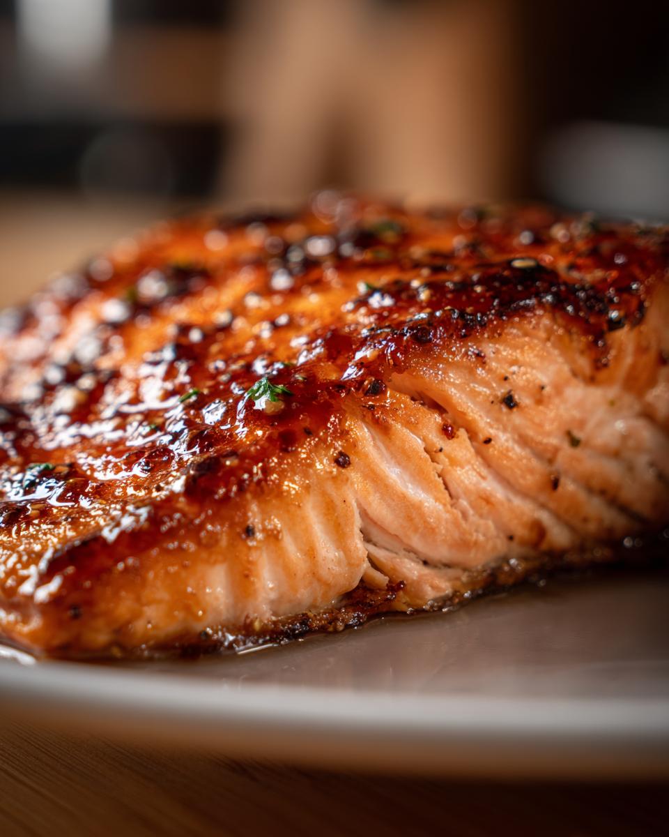 Honey Glazed Salmon - detail 2