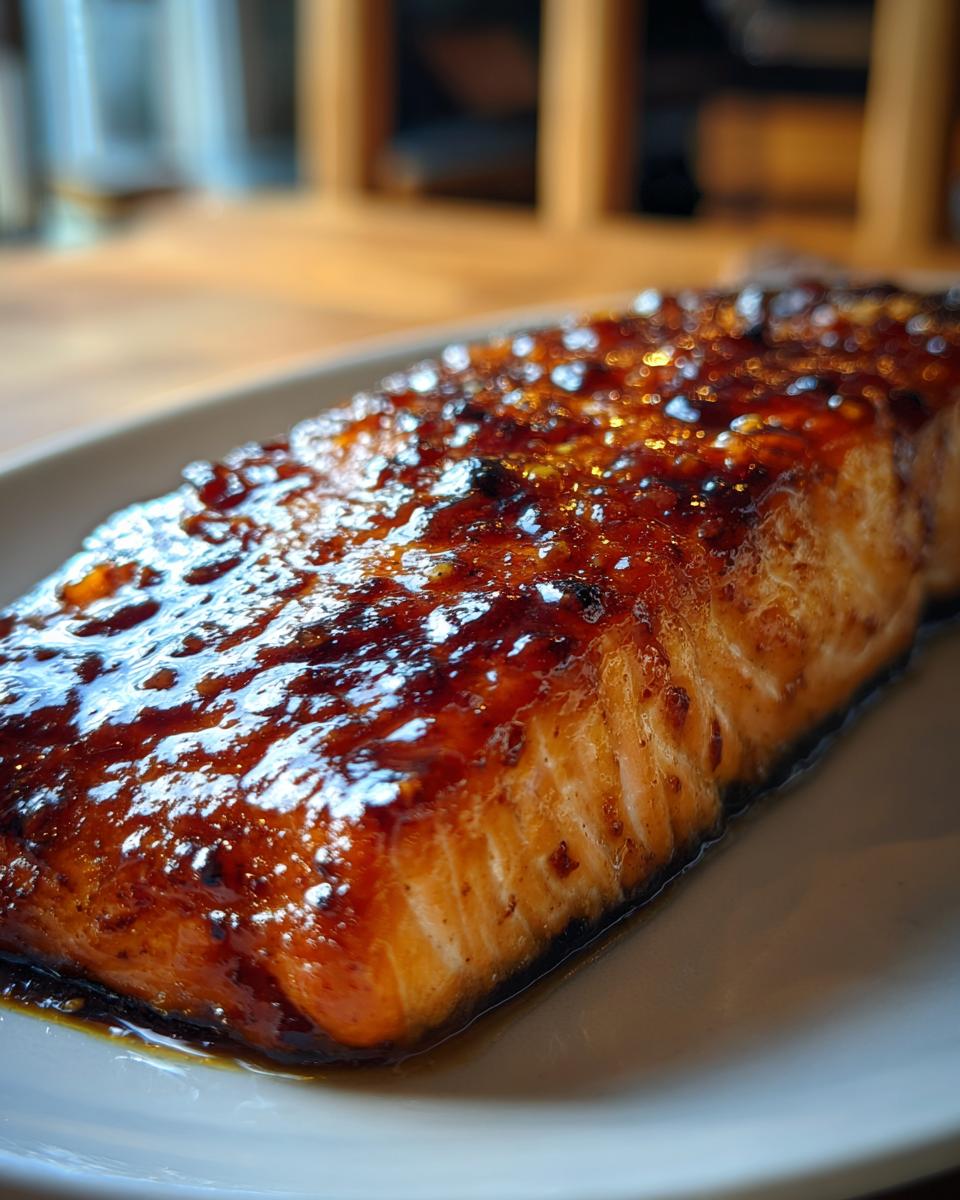 Honey Glazed Salmon - detail 3