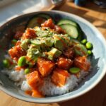 Honey Sriracha Salmon Bowls: A Sweet and Spicy Delight