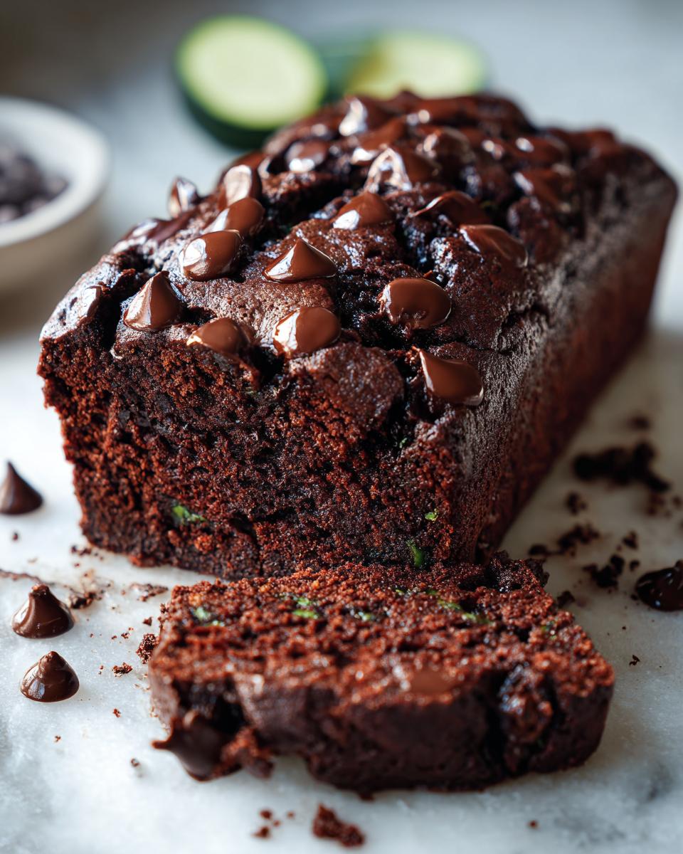 Indulgent Chocolate Zucchini Bread with Sour Cream - detail 3