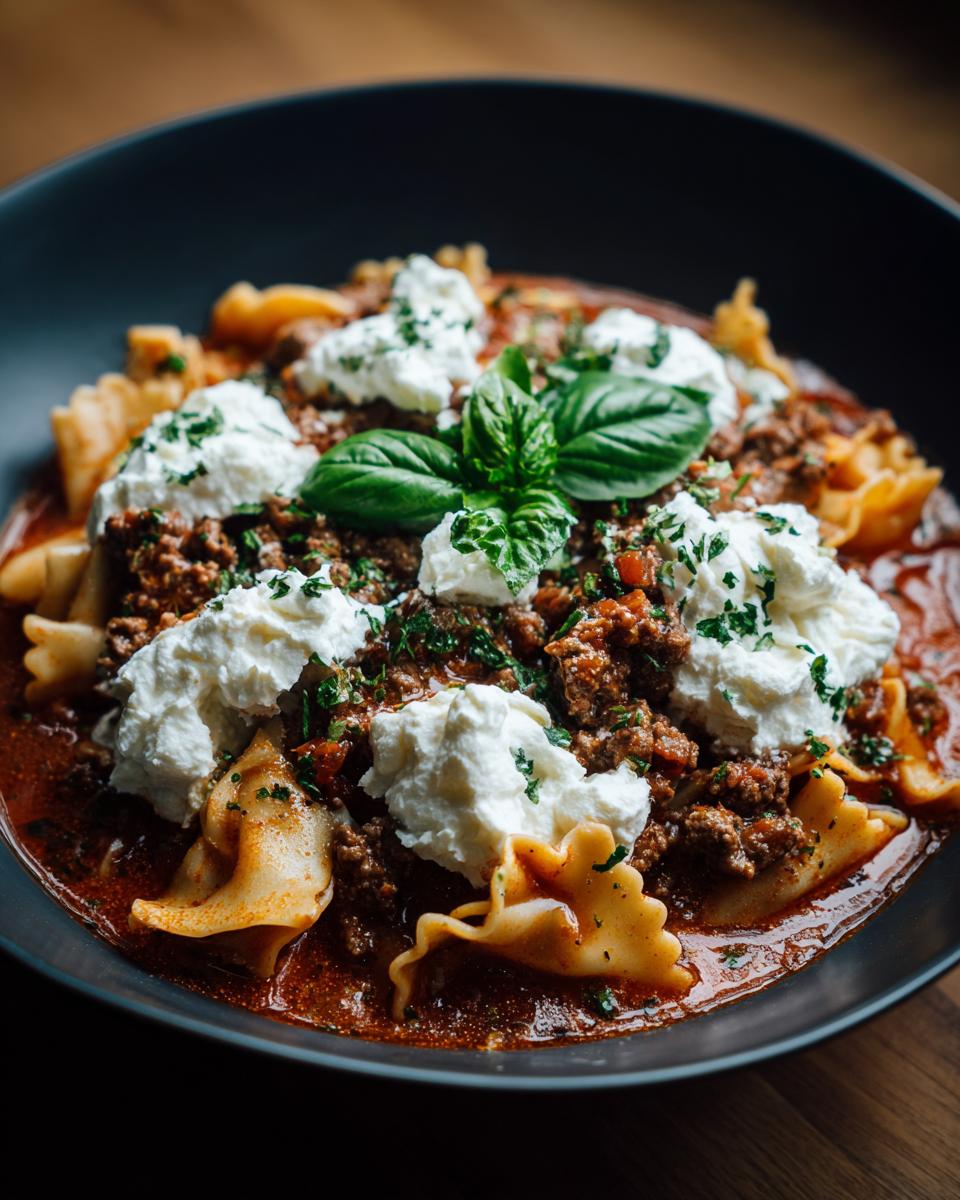 Lasagna Soup - detail 2