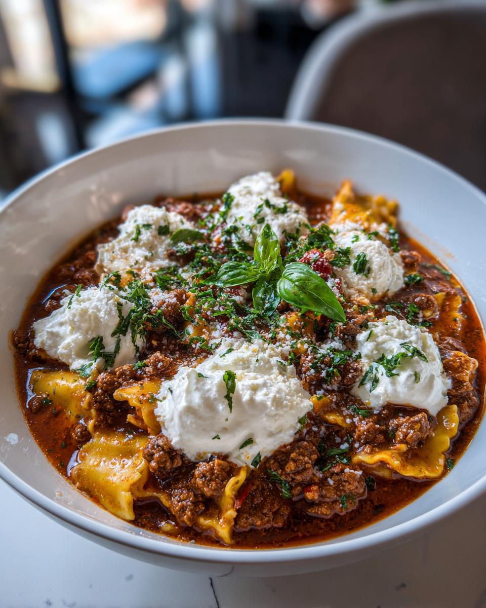 Lasagna Soup - detail 3