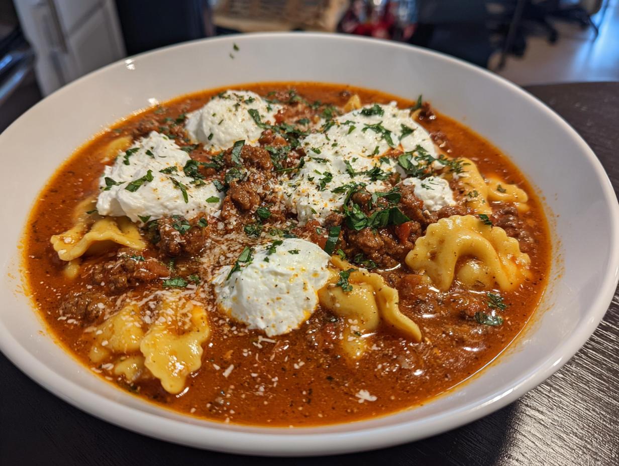 Amazing 1-Hour Lasagna Soup Perfection