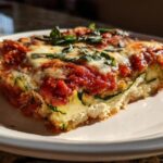 Layered Zucchini Ricotta Melts with Marinara