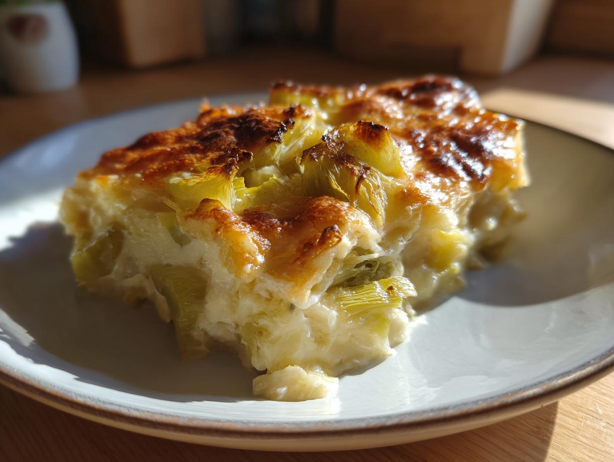Simply Delicious 20-Minute Leek Gratin