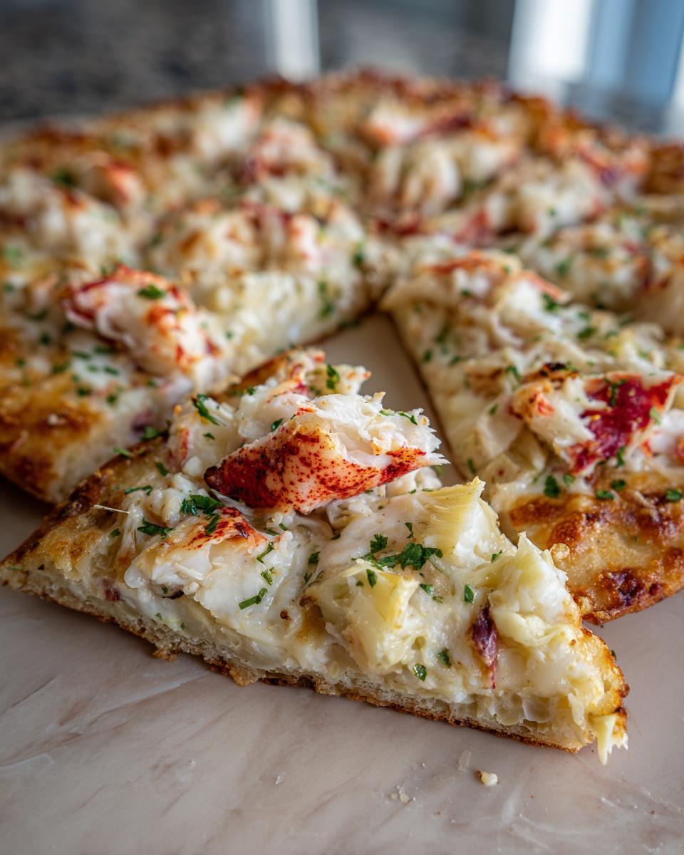 Lobster Artichoke Flatbread - detail 1