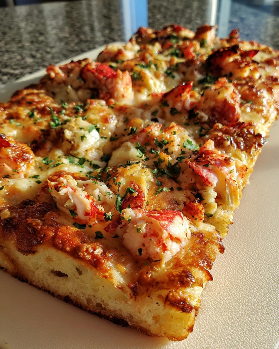 Lobster Artichoke Flatbread - detail 2