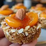Mini Apricot Tarts with Almonds (No Bake, Vegan)