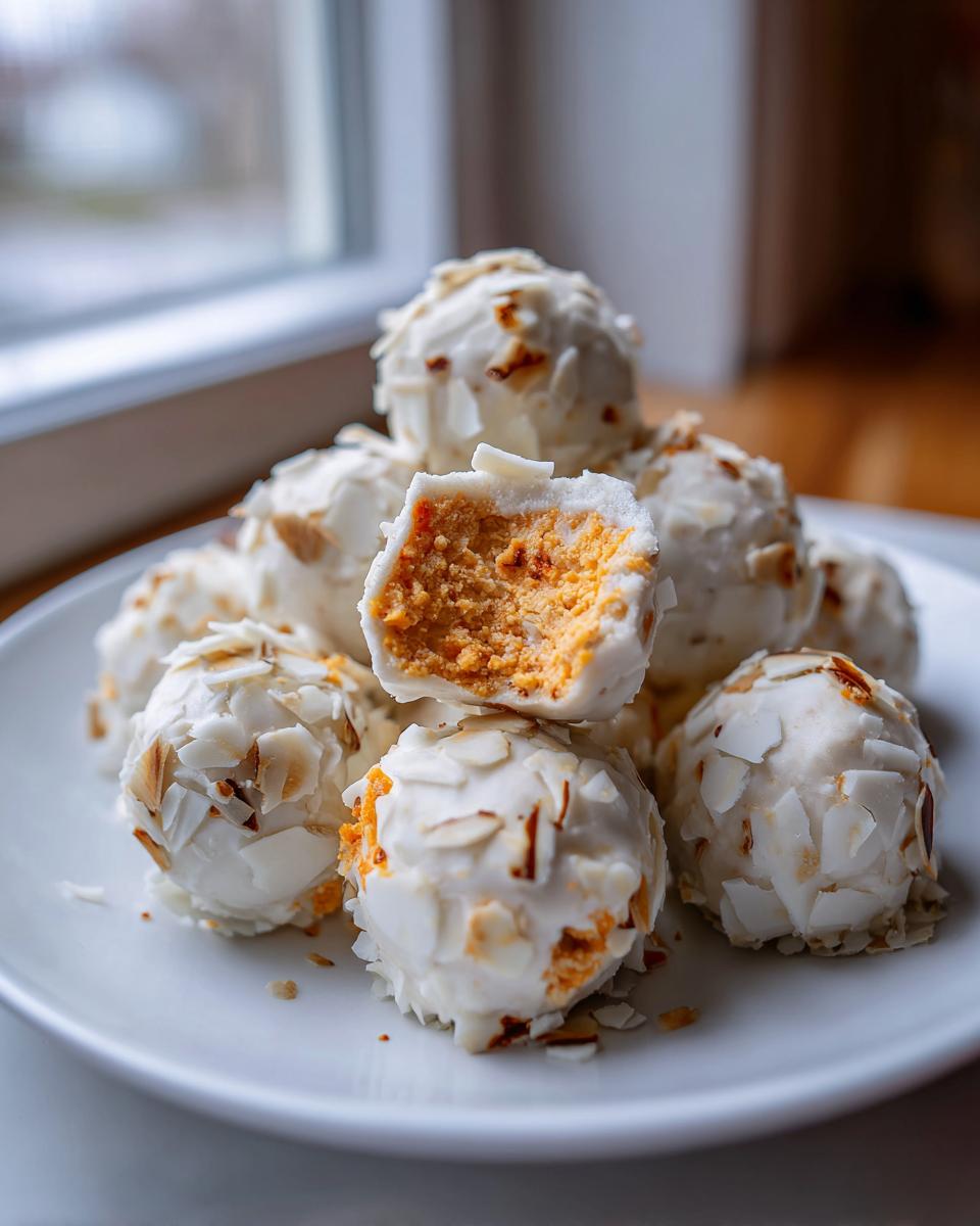 No Bake Pumpkin Cheesecake Balls - detail 2