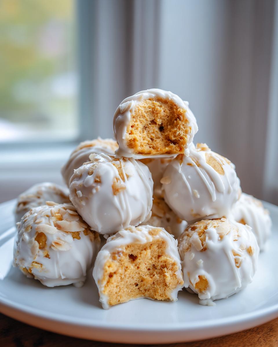No Bake Pumpkin Cheesecake Balls - detail 3