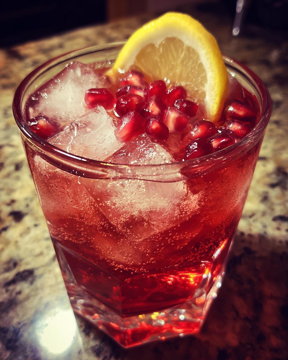 Pomegranate Gin Spritz - detail 2